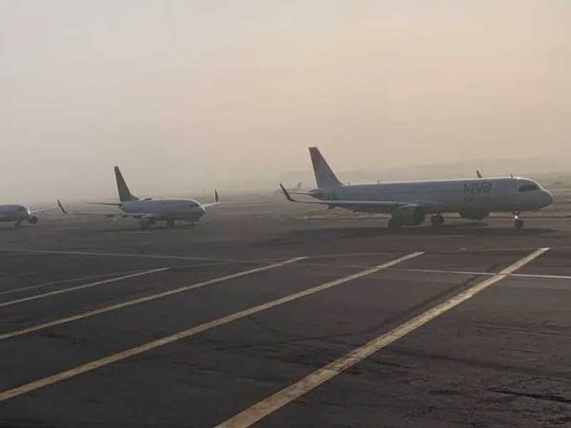 AICM: banco de niebla afecta itinerario en vuelos